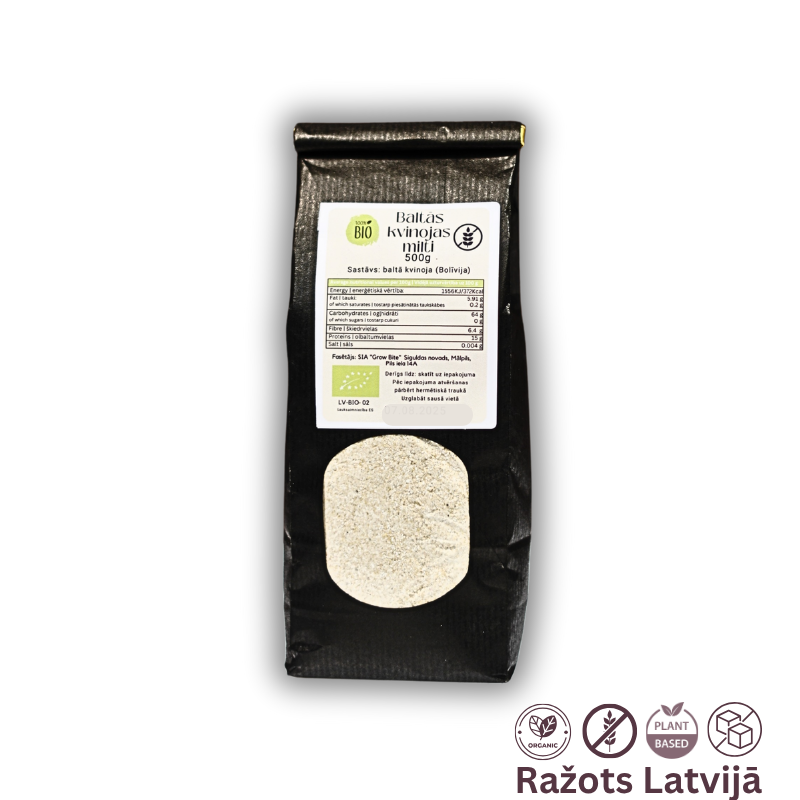 BIO Baltās kvinojas milti (500g)